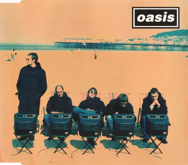 Oasis - Roll With It (싱글CD) 영국반 초판 NM-